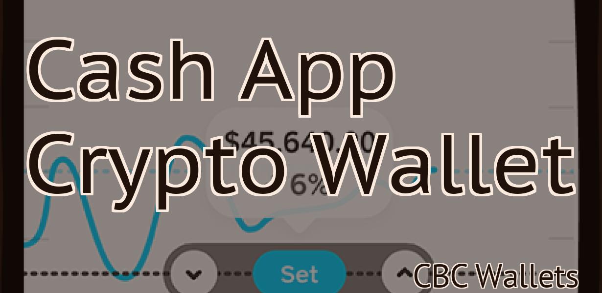 Cash App Crypto Wallet