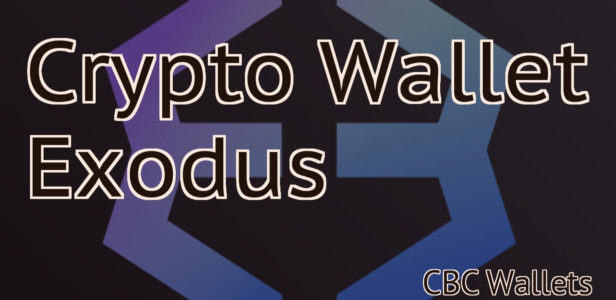 Crypto Wallet Exodus