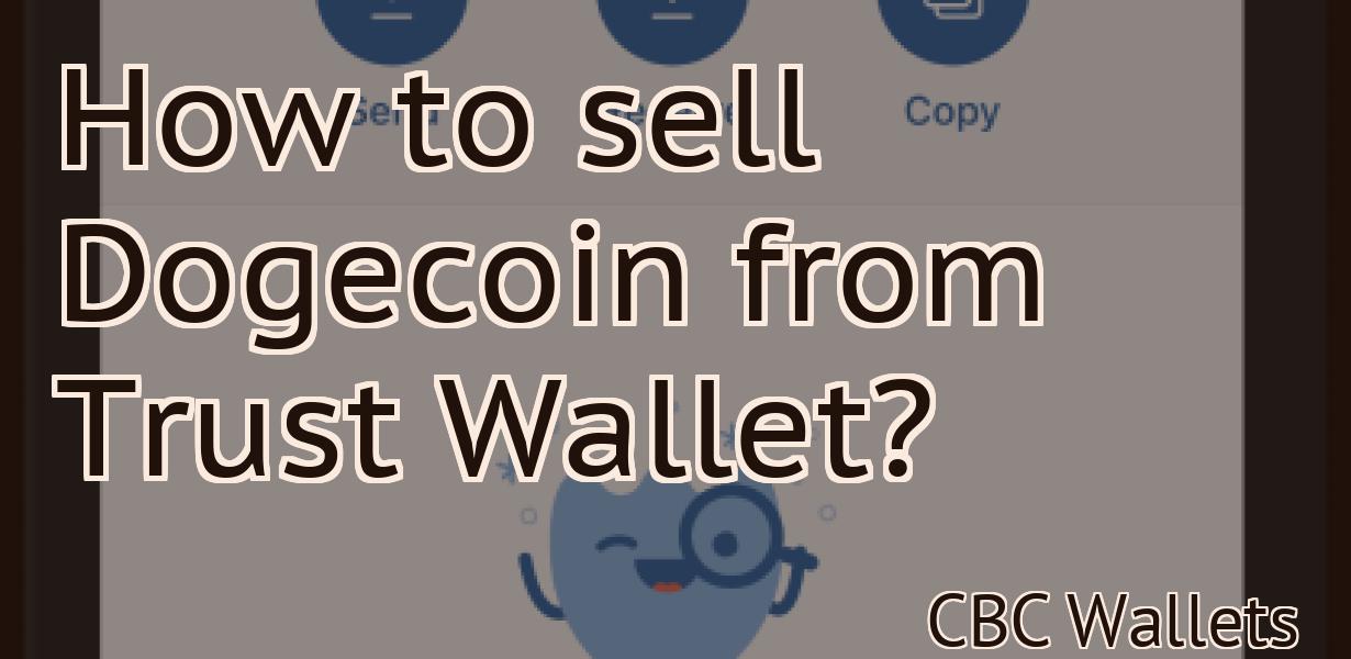 How to sell Dogecoin from Trust Wallet?