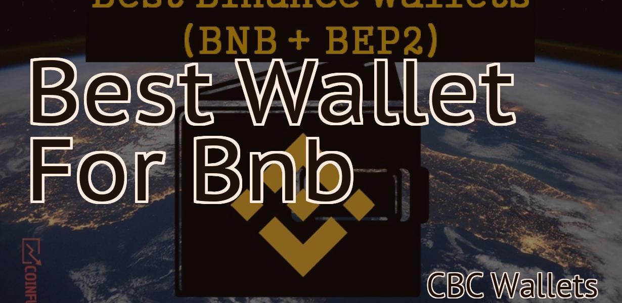 Best Wallet For Bnb
