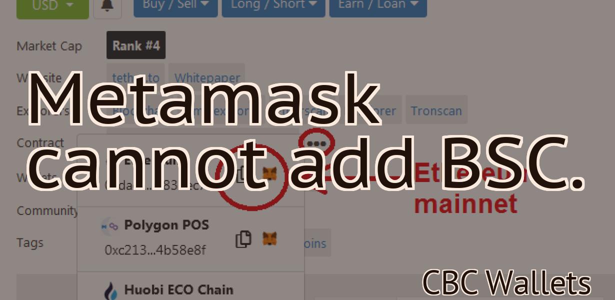 Metamask cannot add BSC.