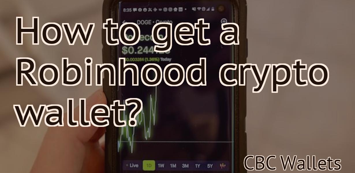 How to get a Robinhood crypto wallet?