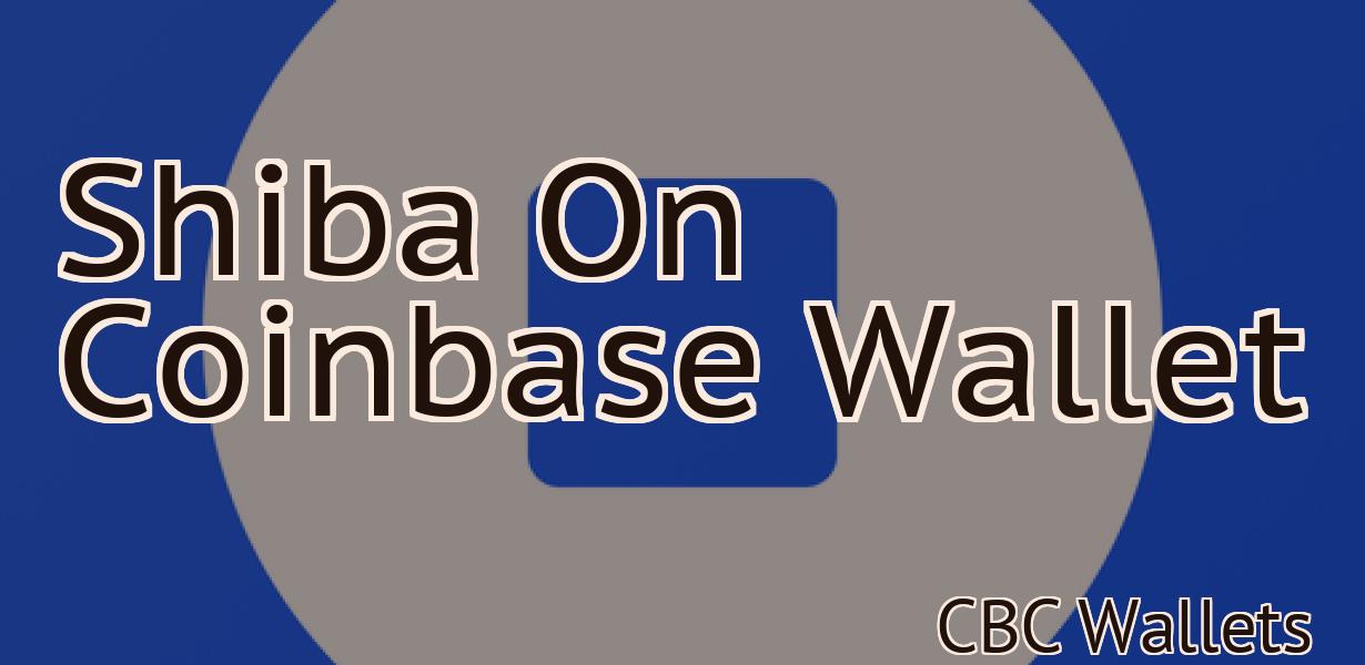 Shiba On Coinbase Wallet