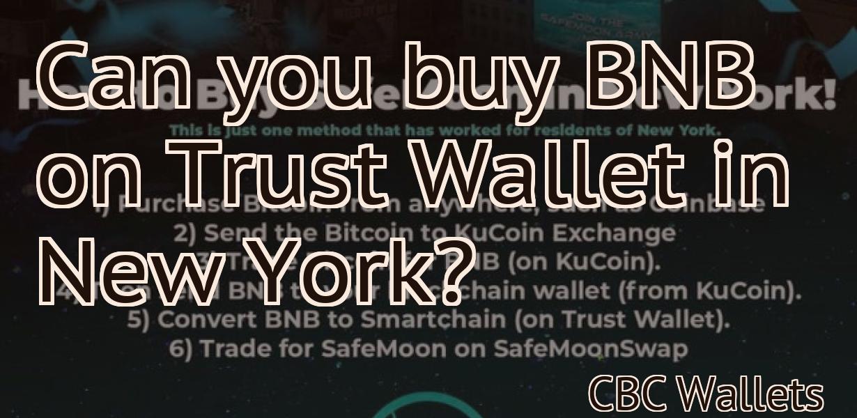 Can you buy BNB on Trust Wallet in New York?