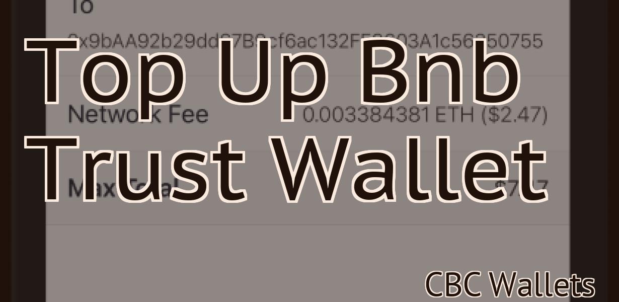 Top Up Bnb Trust Wallet