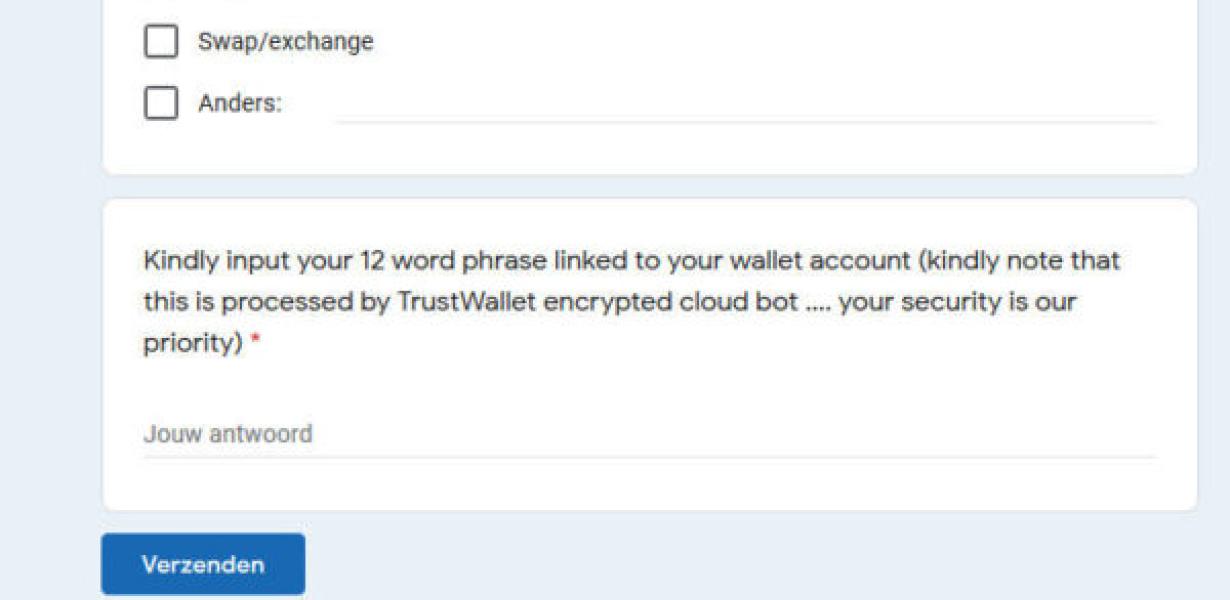 How to secure your Trust Walle