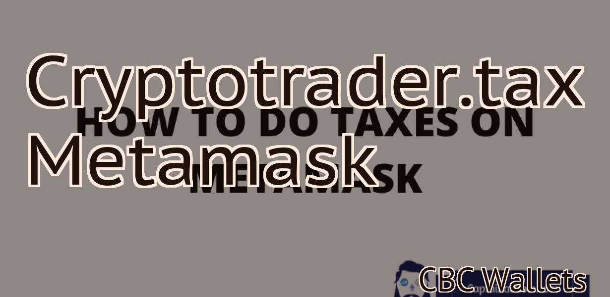 Cryptotrader.tax Metamask