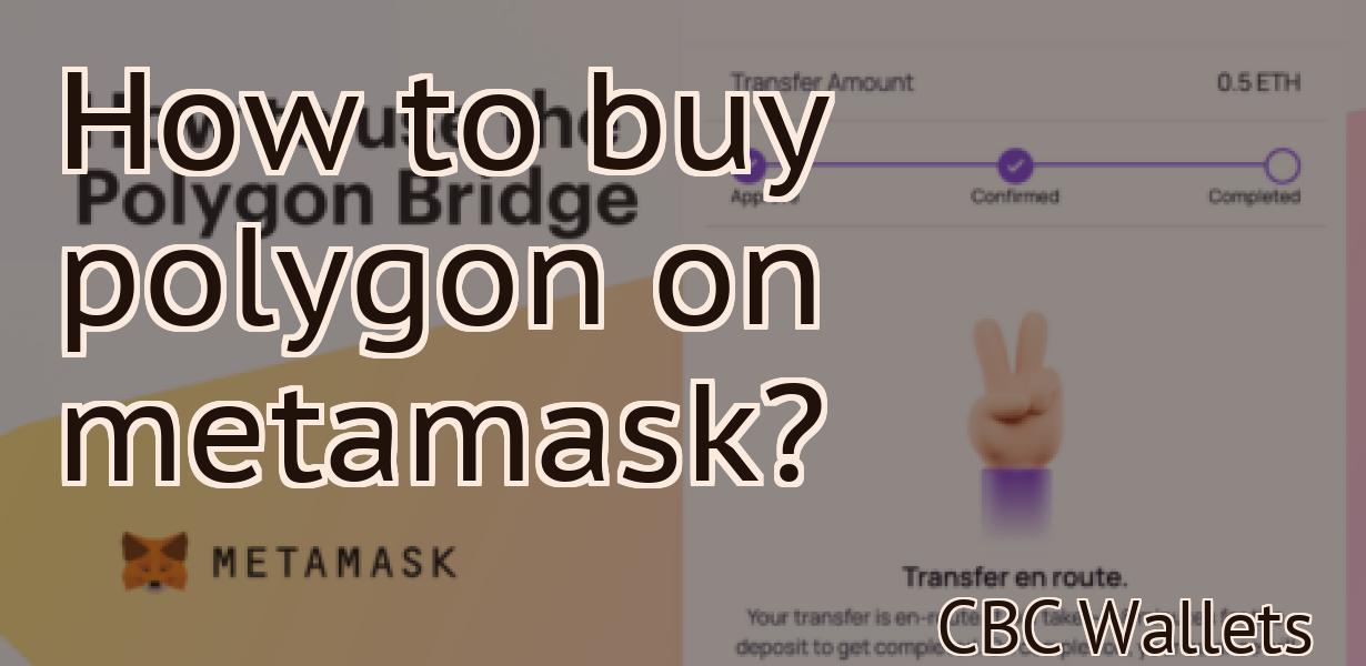 How to buy polygon on metamask?