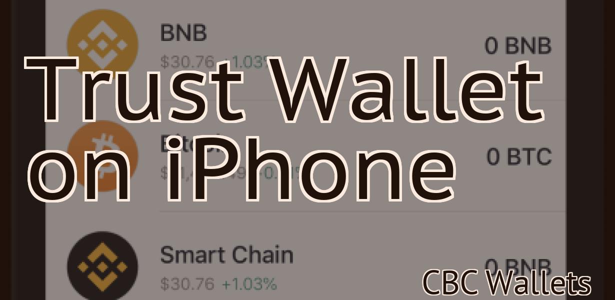 Trust Wallet on iPhone