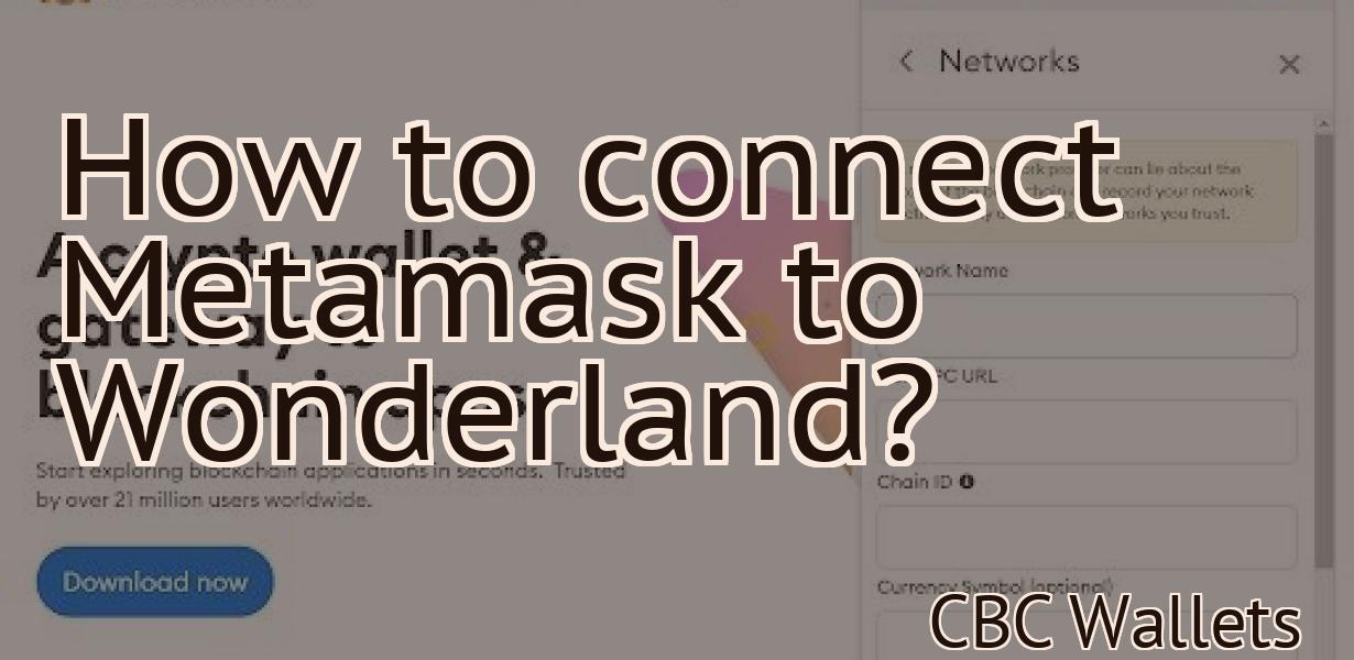 How to connect Metamask to Wonderland?