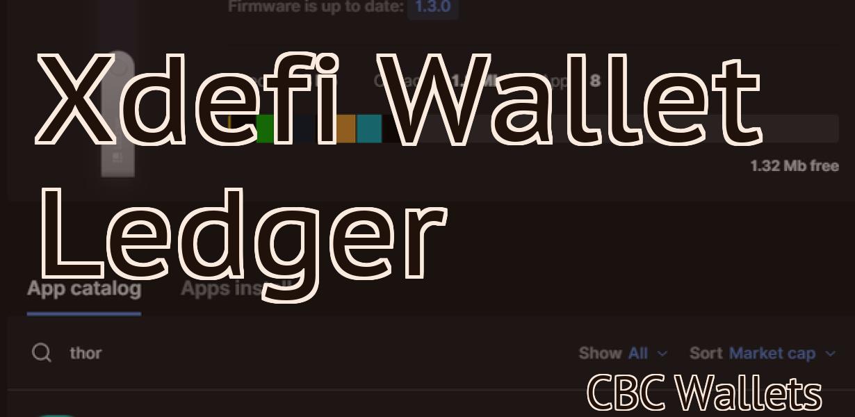 Xdefi Wallet Ledger