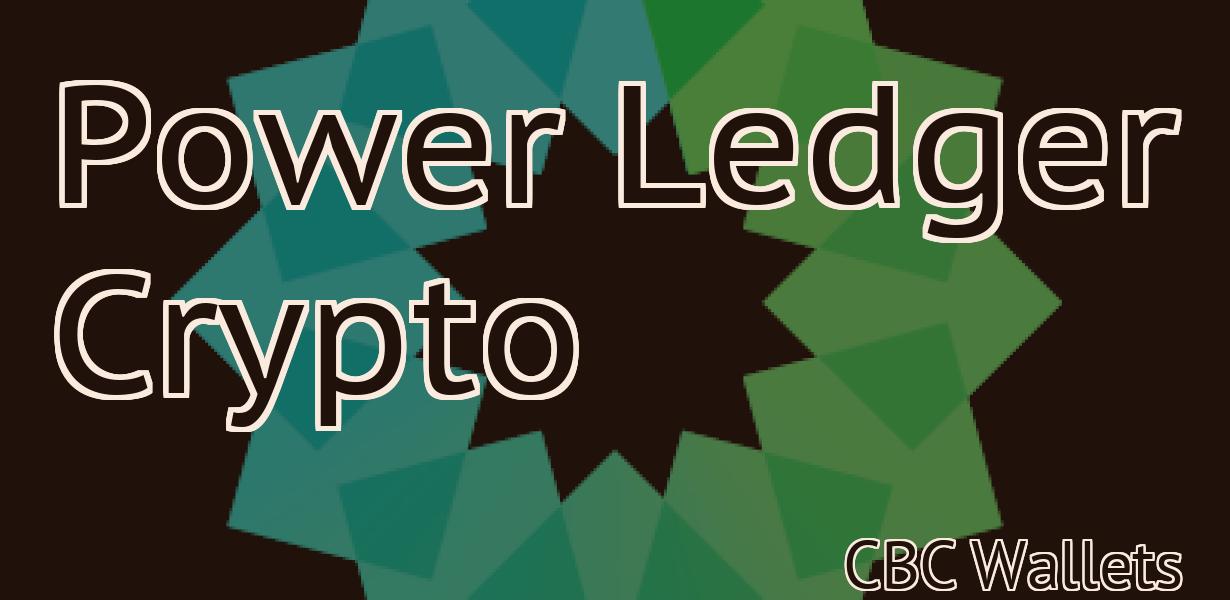 Power Ledger Crypto