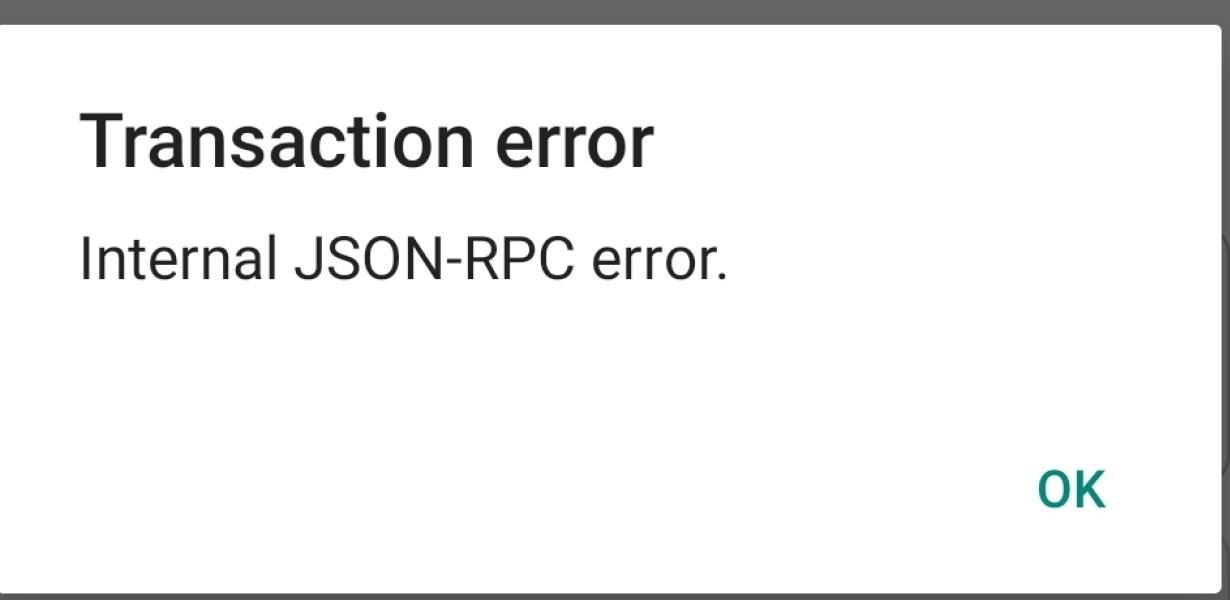 internal json-rpc error: what 