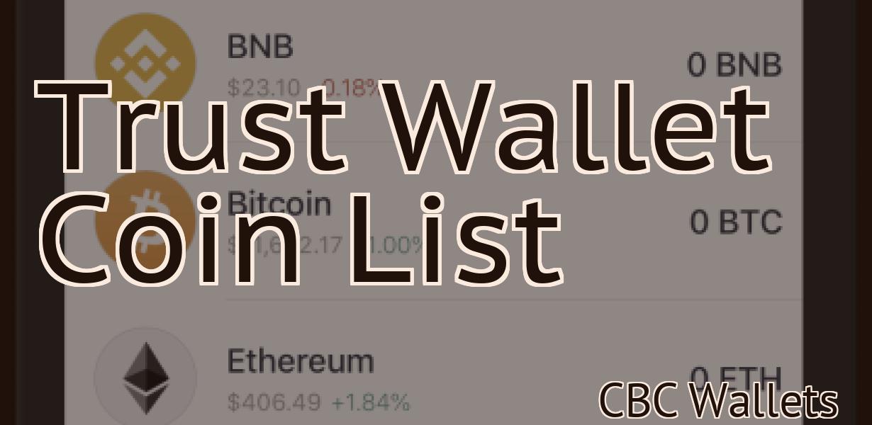 Trust Wallet Coin List