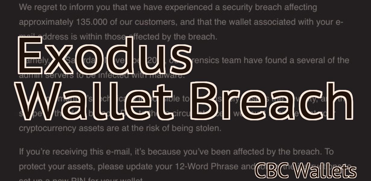 Exodus Wallet Breach