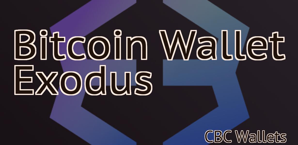 Bitcoin Wallet Exodus