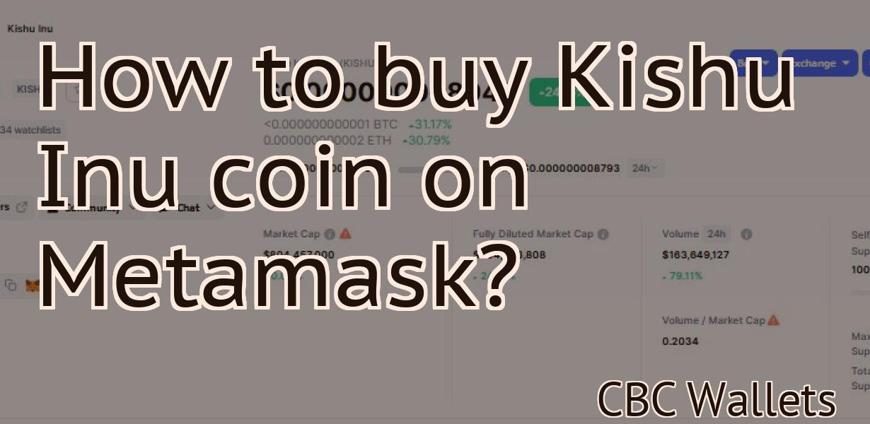 How to buy Kishu Inu coin on Metamask?