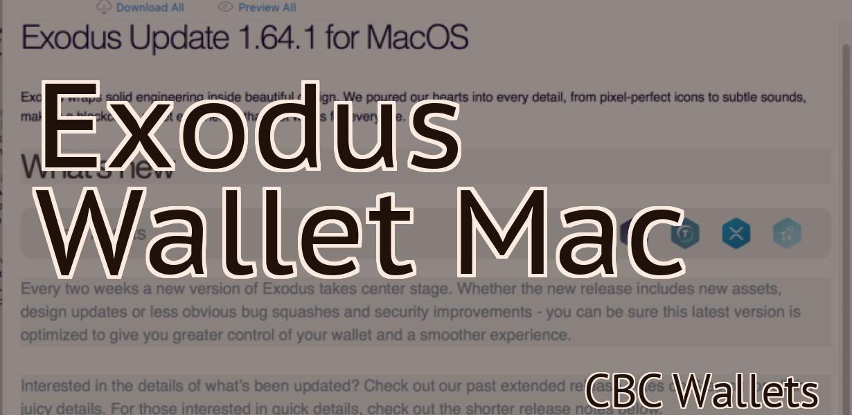Exodus Wallet Mac