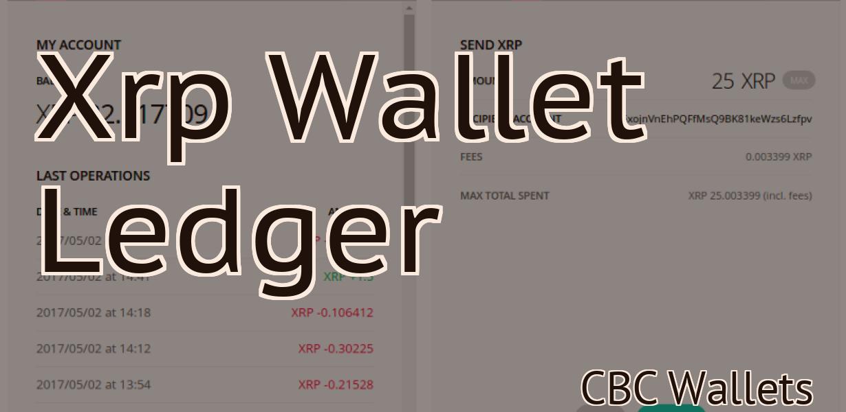 Xrp Wallet Ledger