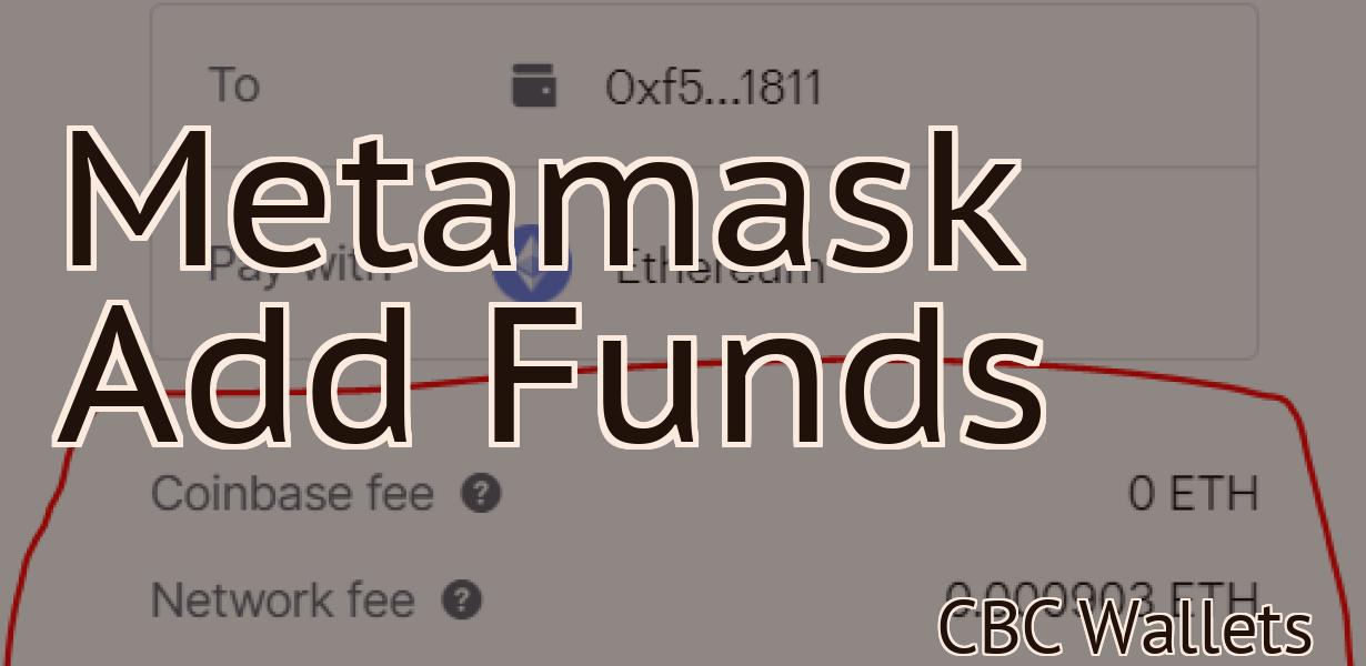 Metamask Add Funds