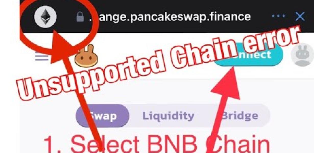 Pancakeswap Chain ID Not Compa