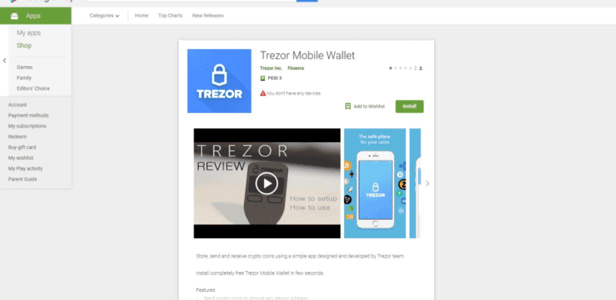 Storing altcoins on Trezor: th