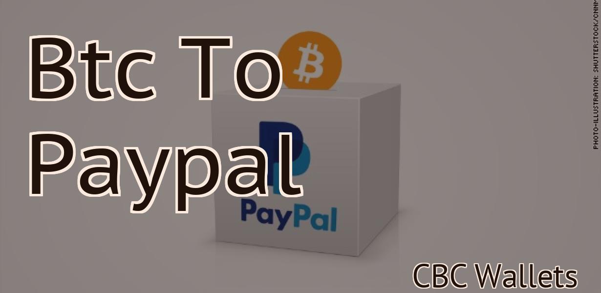 Btc To Paypal