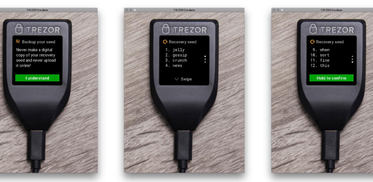 A detailed look at the Trezor 