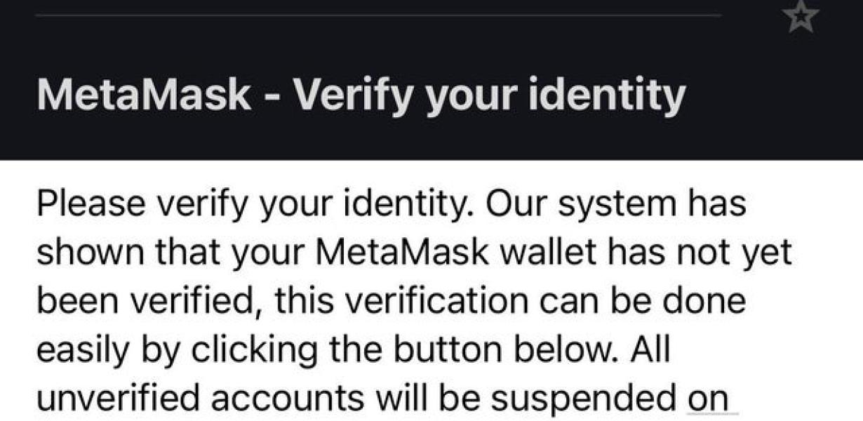 Metamask- How to Ensure Your E