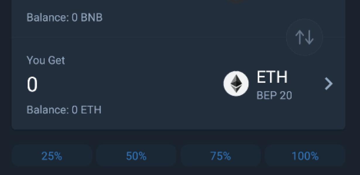Trading BNB and ETH on Trust W