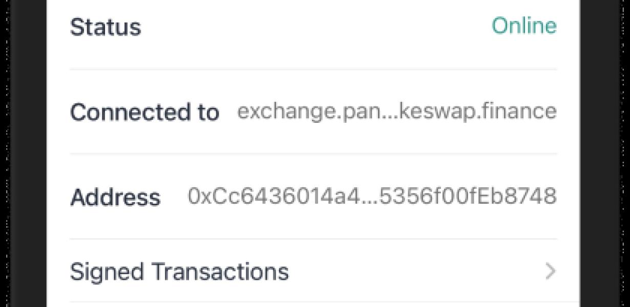 Connecting Trust Wallet to Pan