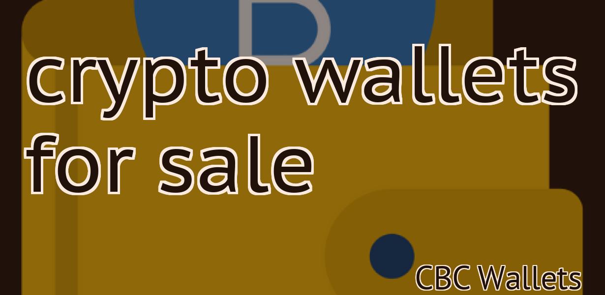 crypto wallets for sale