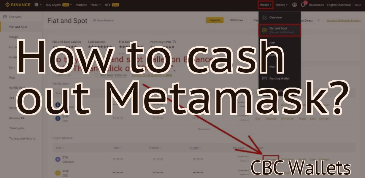 How to cash out Metamask?