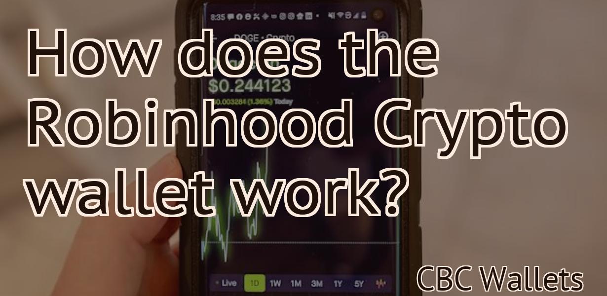 How does the Robinhood Crypto wallet work?