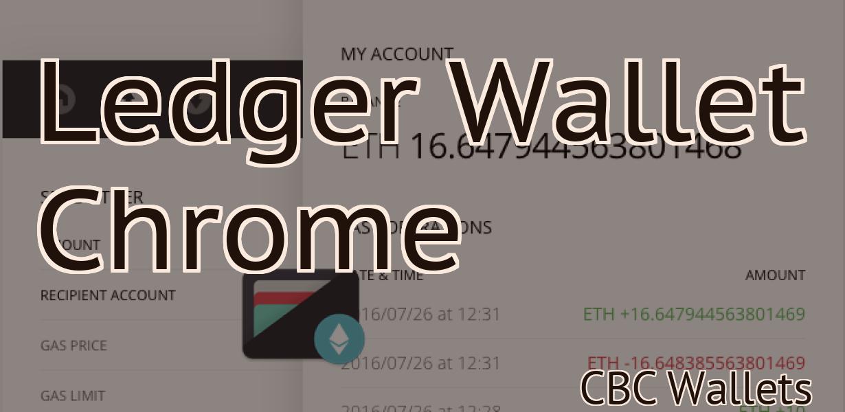 Ledger Wallet Chrome
