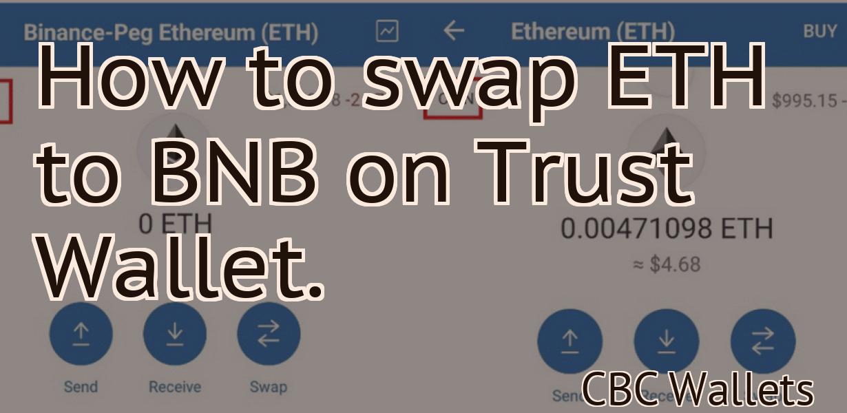 How to swap ETH to BNB on Trust Wallet.