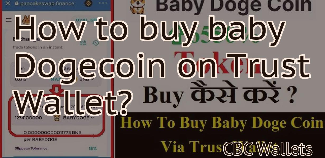 How to buy baby Dogecoin on Trust Wallet?