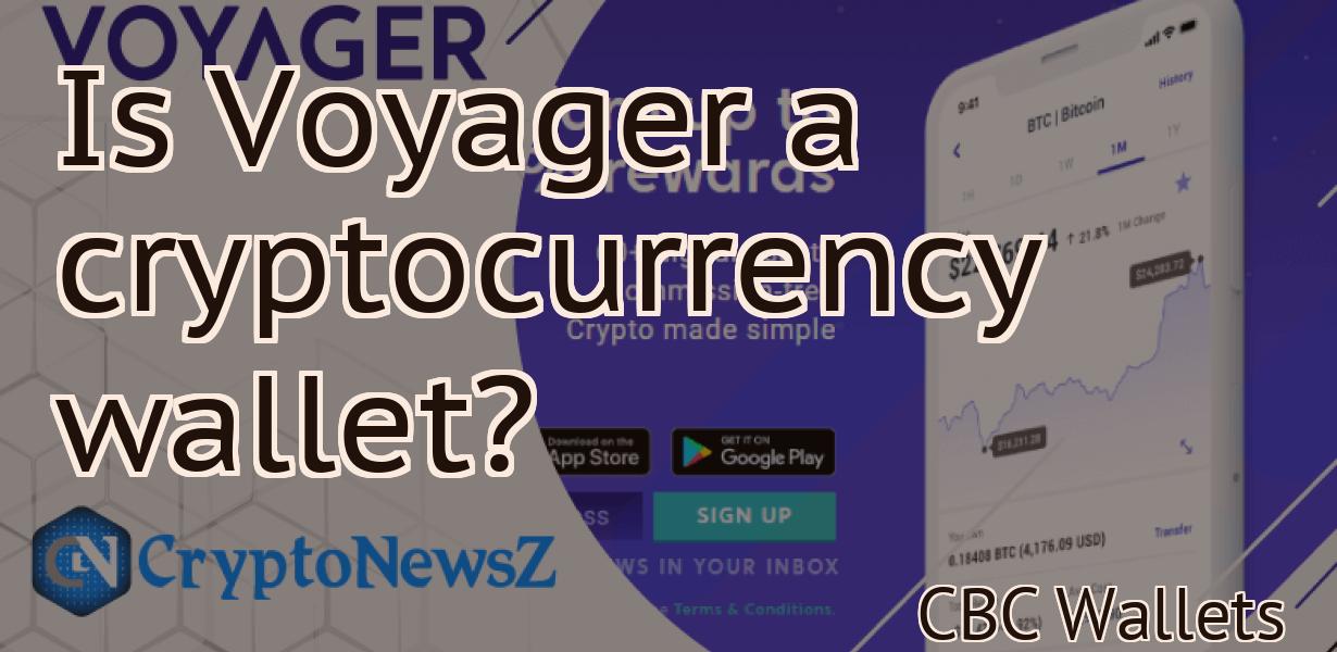 Is Voyager a cryptocurrency wallet?