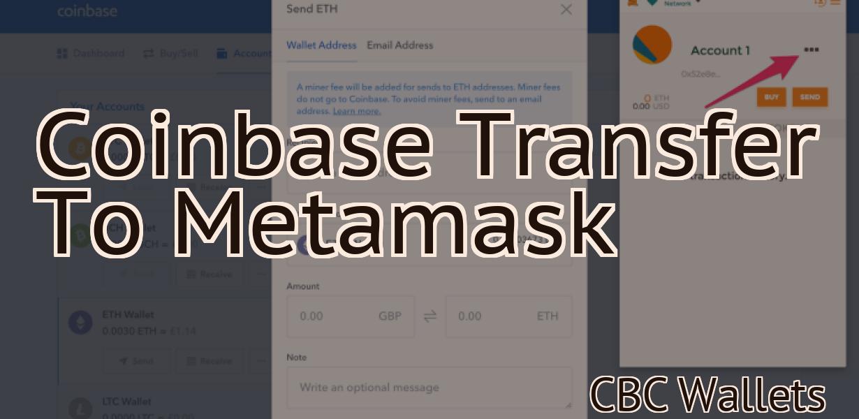 Coinbase Transfer To Metamask