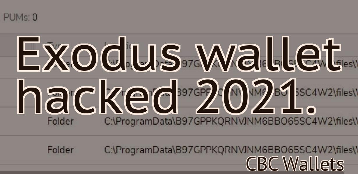 Exodus wallet hacked 2021.