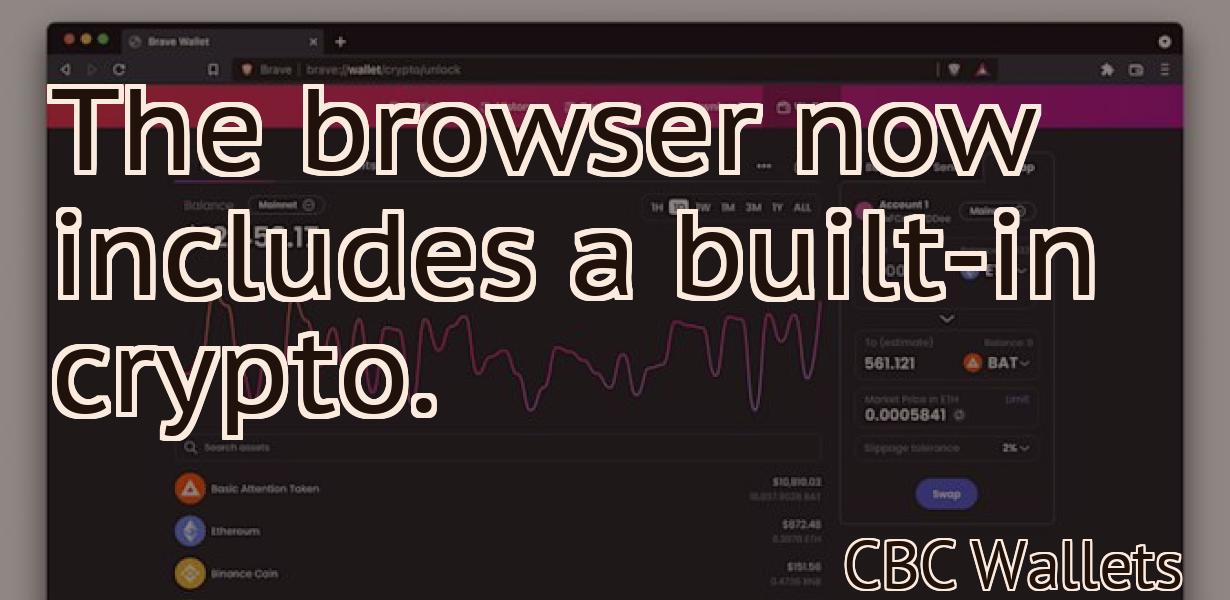 The browser now includes a built-in crypto.