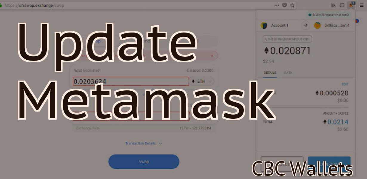 Update Metamask