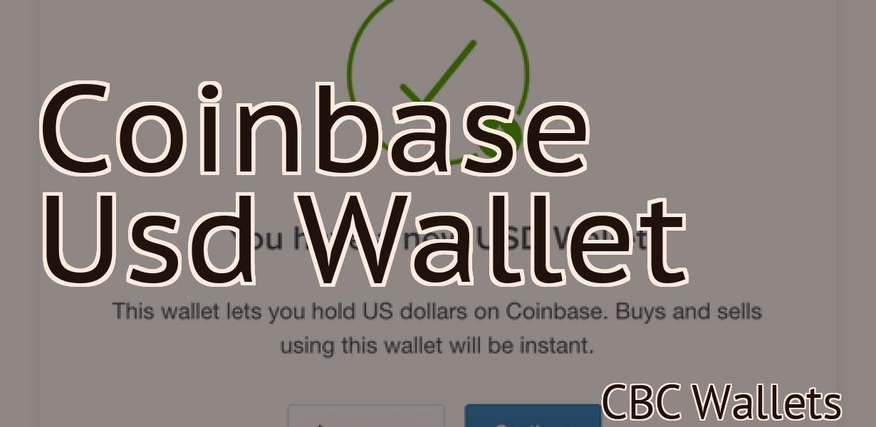 Coinbase Usd Wallet