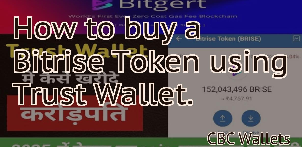 How to buy a Bitrise Token using Trust Wallet.