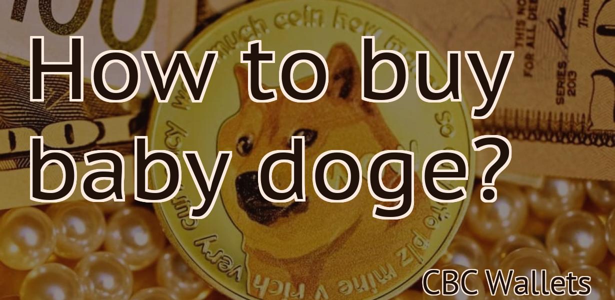 How to buy baby doge?