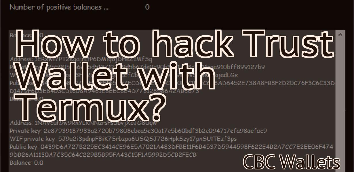 How to hack Trust Wallet with Termux?