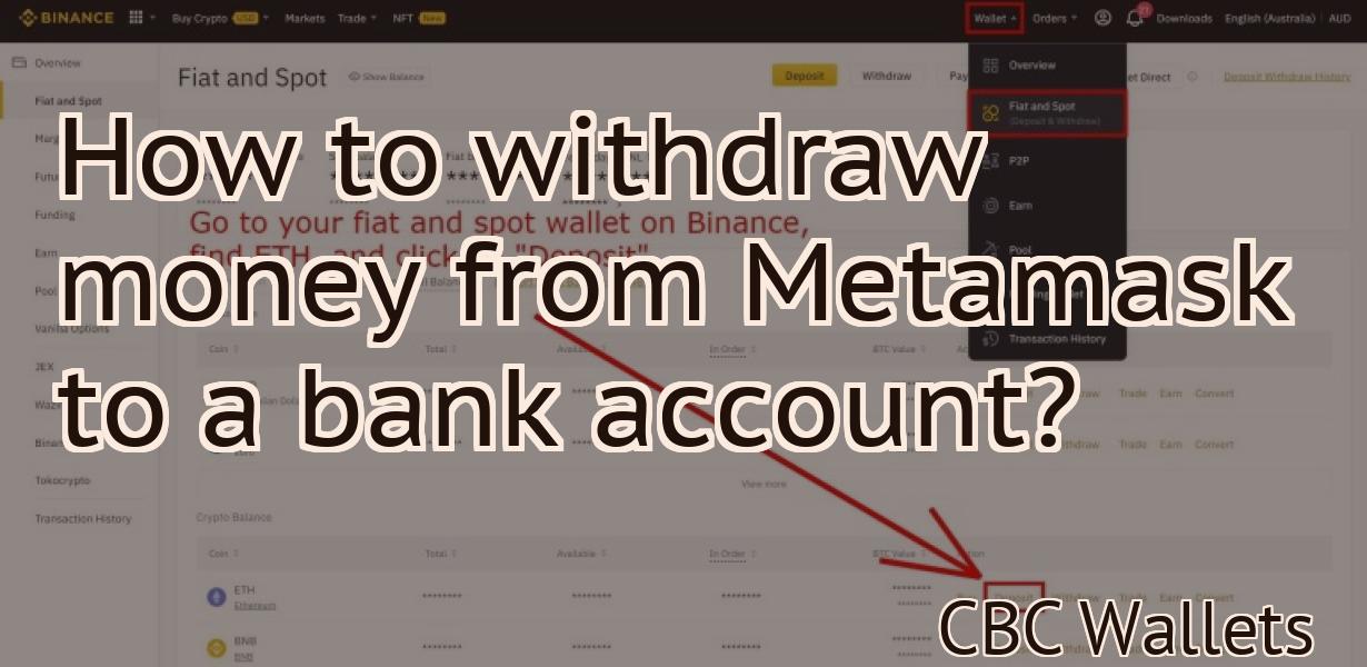 How to withdraw money from Metamask to a bank account?