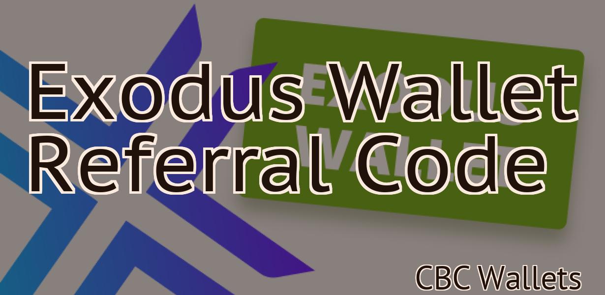 Exodus Wallet Referral Code