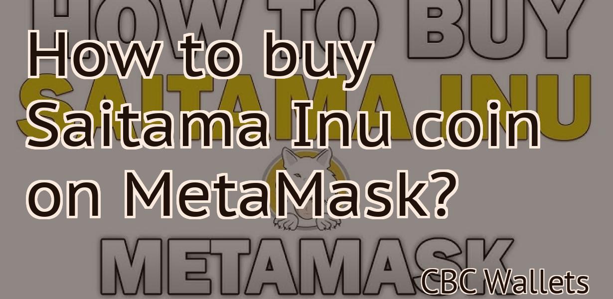 How to buy Saitama Inu coin on MetaMask?