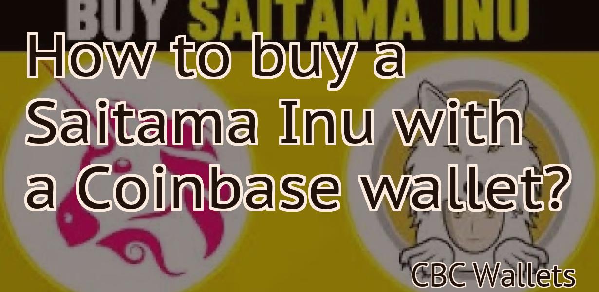 How to buy a Saitama Inu with a Coinbase wallet?
